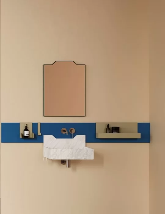 Crédence pour lavabo haut de gamme Frieze One Low et Frieze Two