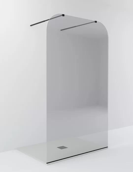 Paroi de douche fixe Nouveau, installation "Walk-in". Ex.t Design