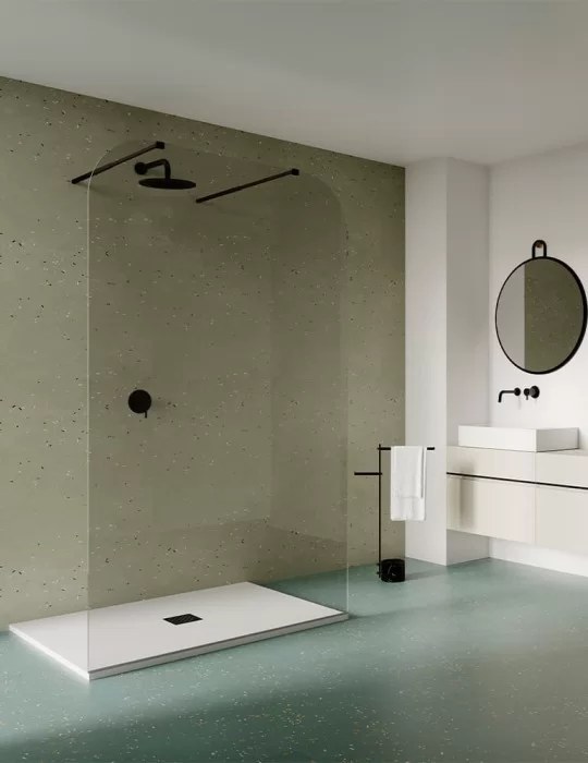 Paroi de douche fixe Nouveau, installation "Walk-in". Ex.t Design Paroi de douche fixe Nouveau, installation "Walk-in". Ex.t Design