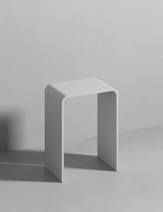Tabouret salle de bain en Corian® Rexa Design Tabouret salle de bain en Corian® Rexa Design