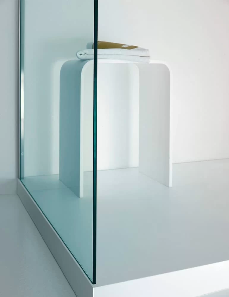 Tabouret salle de bain en Corian® Rexa Design