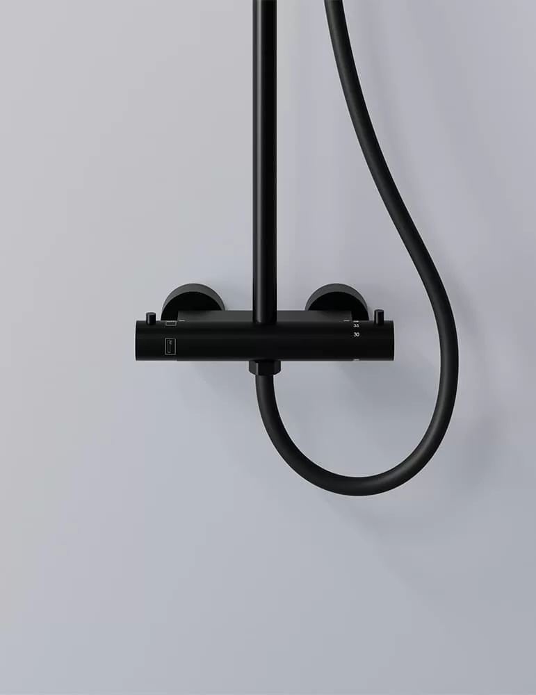 Colonne de douche thermostatique Cien, Mooze