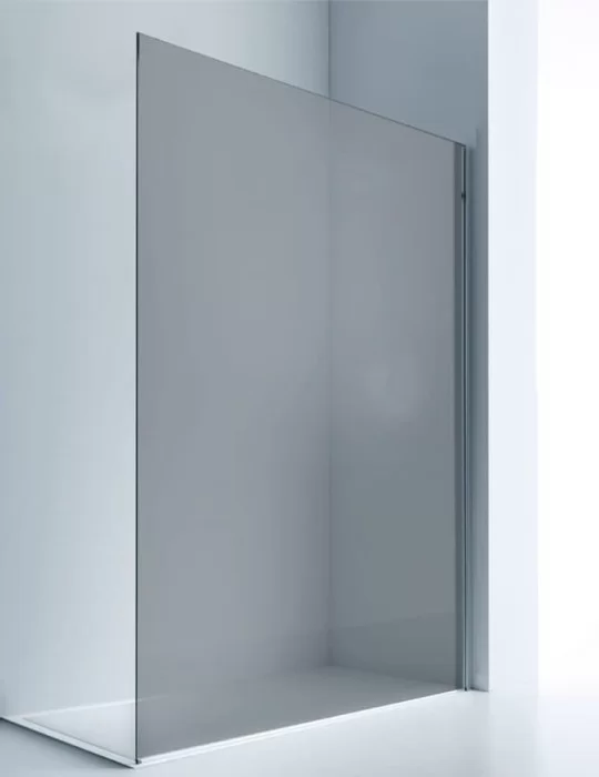 Paroi de douche fixe haut de gamme (droite ou gauche) verre 8mm