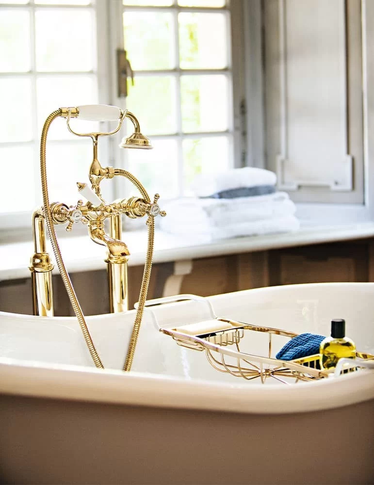 Baignoire îlot en fonte Jasmine, de Gentry Home