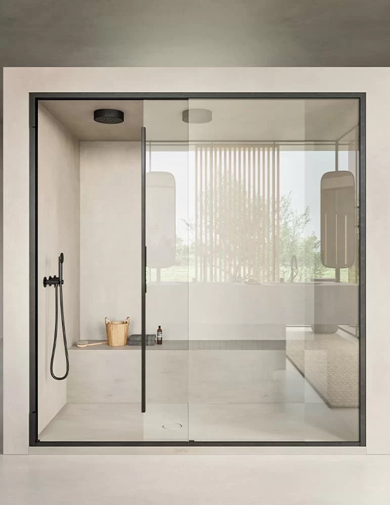 Receveur de douche en Corian® Unico, de Rexa Design