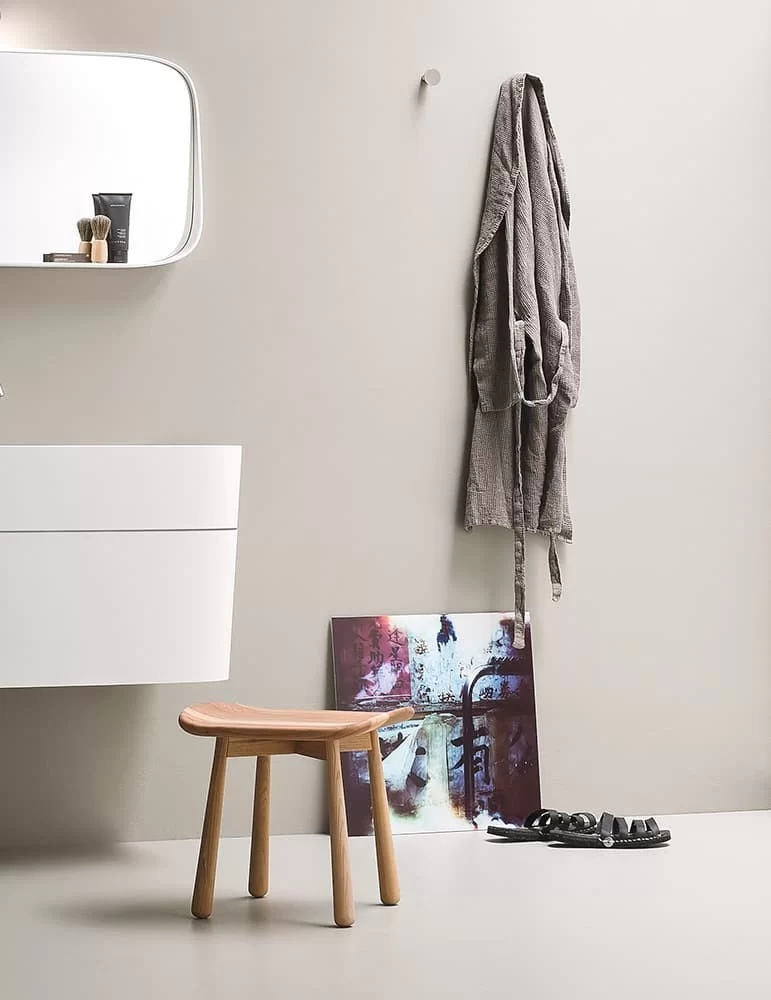 Banc de salle de bain en frêne massif Fonte, de Rexa Design