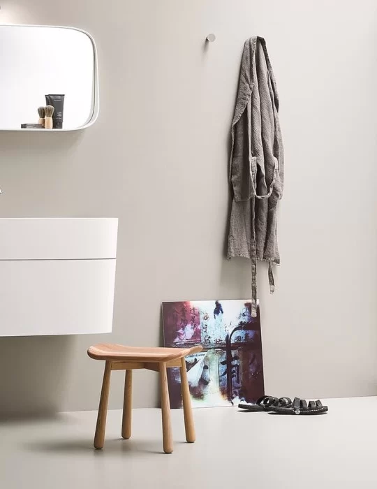 Banc de salle de bain en frêne massif Fonte, de Rexa Design
