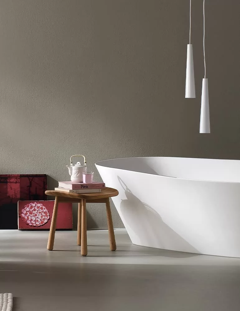 Banc de salle de bain en frêne massif Fonte, de Rexa Design