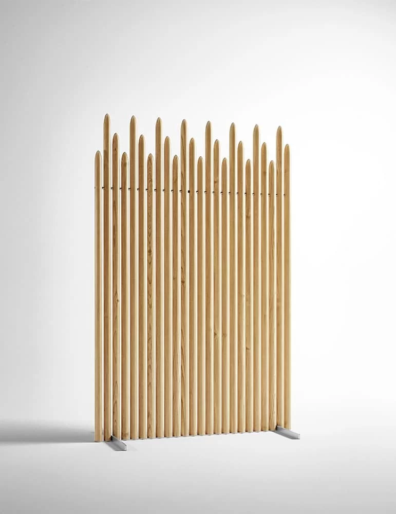 Cloison amovible salle de bain en frêne massif Fonte, de Rexa Design