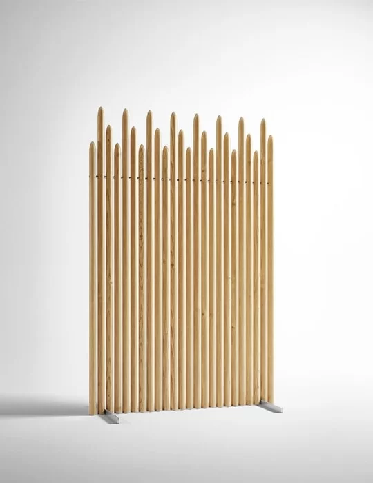 Cloison amovible salle de bain en frêne massif Fonte, de Rexa Design