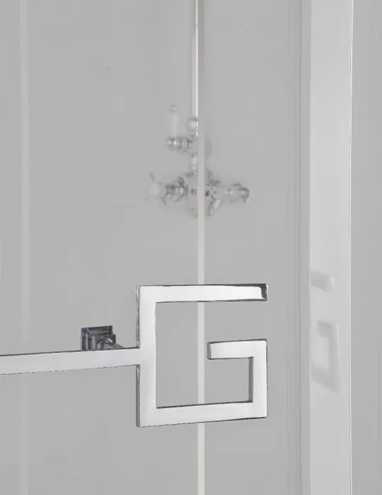 Porte de douche en niche de style vintage Athena, de Gentry Home