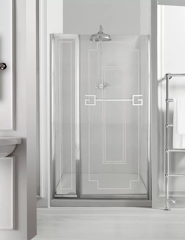 Paroi de douche en niche de style vintage Athena, de Gentry Home Paroi de douche en niche de style vintage Athena, de Gentry Home