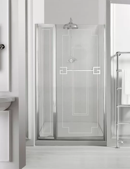 Paroi de douche en niche de style vintage Athena, de Gentry Home Paroi de douche en niche de style vintage Athena, de Gentry Home