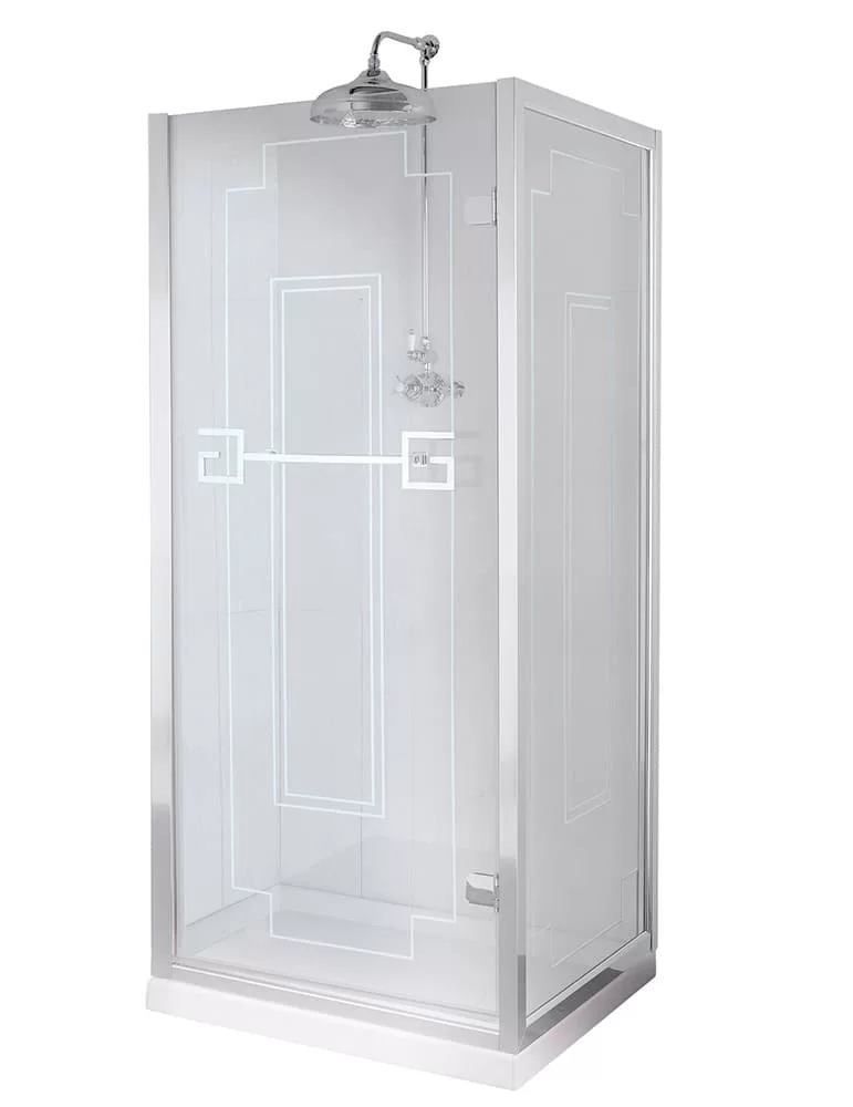 Cabine de douche en niche de style vintage Athena, de Gentry Home