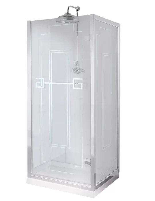 Cabine de douche en niche de style vintage Athena, de Gentry Home