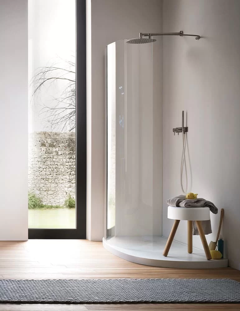 Receveur de douche en Corian® Fonte, de Rexa Design