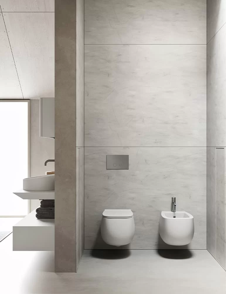 WC suspendu Pot en céramique, de Rexa Design WC suspendu Pot en céramique, de Rexa Design