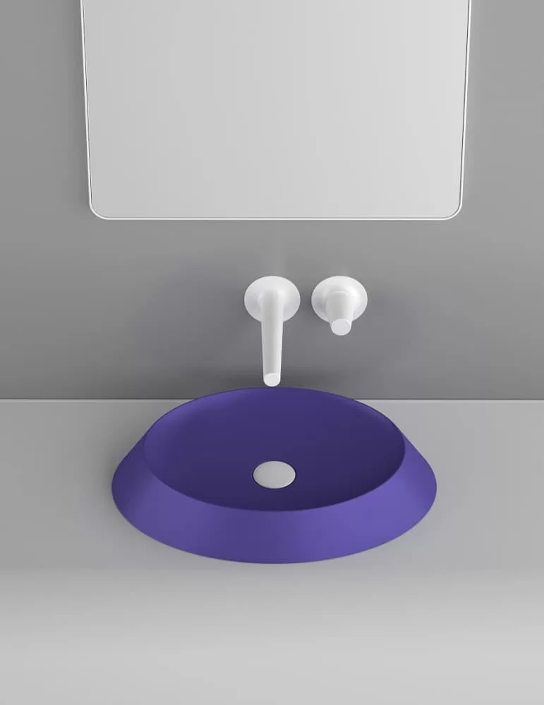 Vasque à poser en silicone Bubble, de Glass Design Vasque à poser en silicone Bubble, de Glass Design