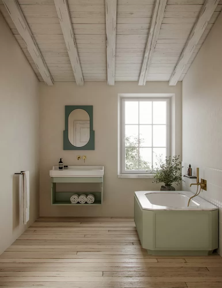 Meuble lavabo suspendu Nostalgia, d'Ex.t Design