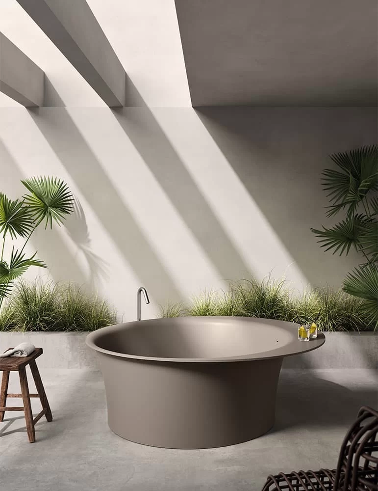 Baignoire îlot Cup, de Rexa Design Baignoire îlot Cup, de Rexa Design