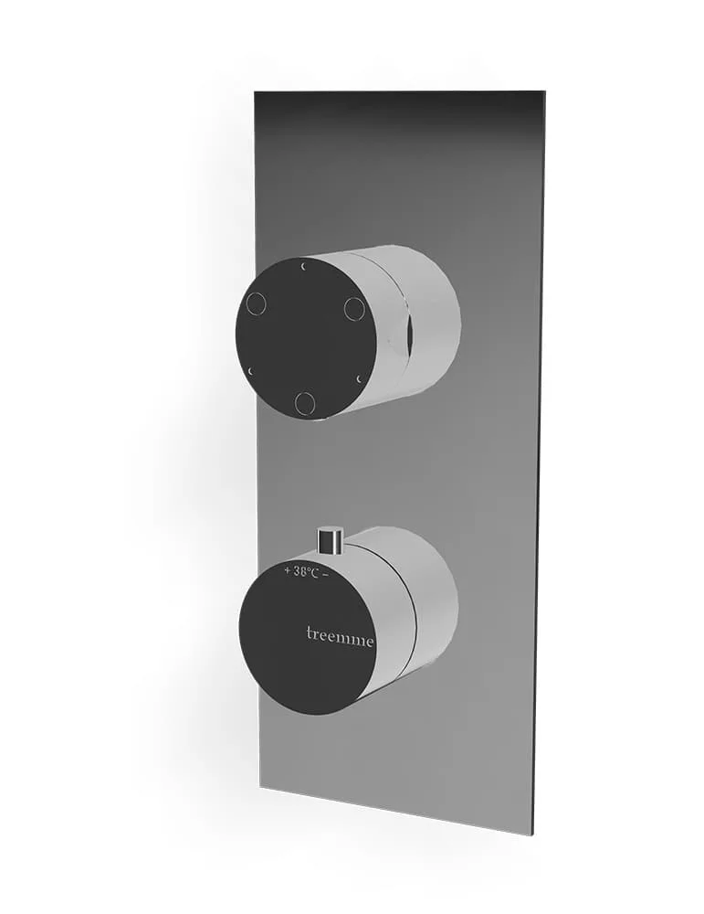 Thermostatique haut de gamme pour douche à encastrer, de Treemme