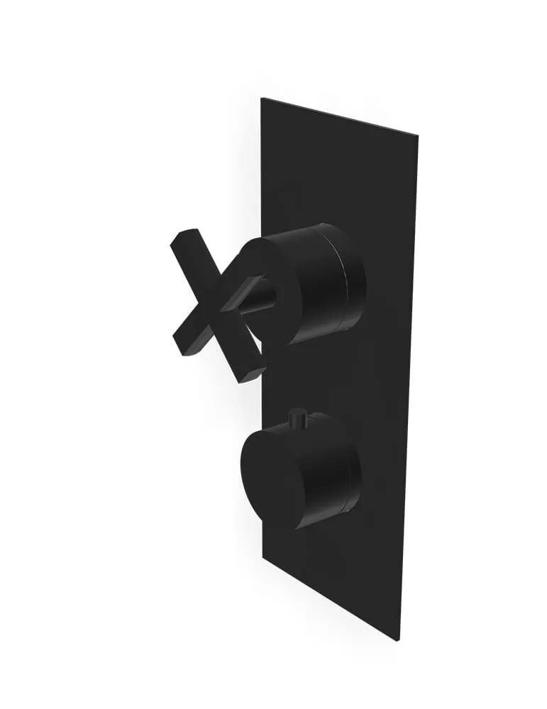 Thermostatique 2 voies pour douche à encastrer, de Treemme