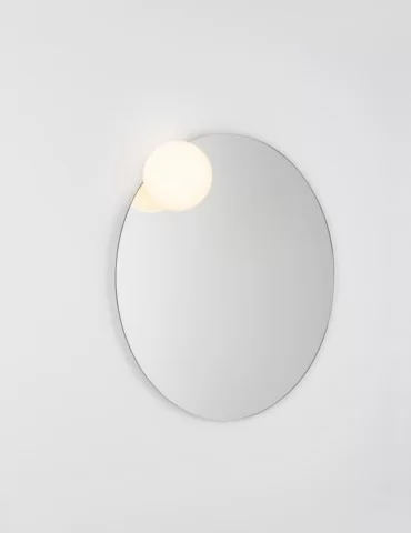 Miroir rond avec applique Circ A-3706, Estiluz 2