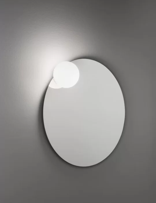 Miroir rond avec applique Circ A-3706, Estiluz