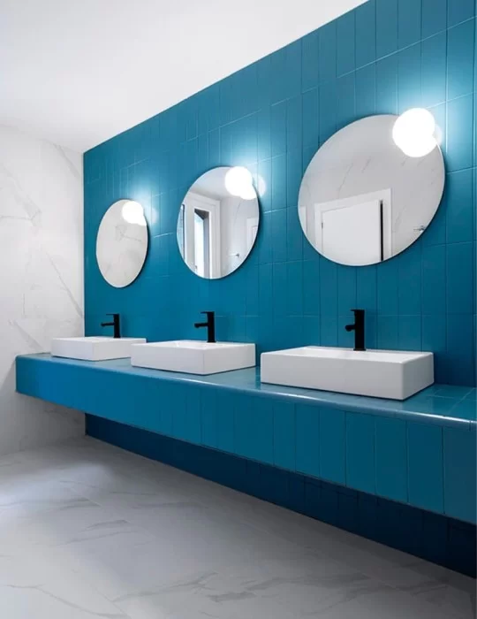 Miroir rond avec applique Circ A-3706, Estiluz