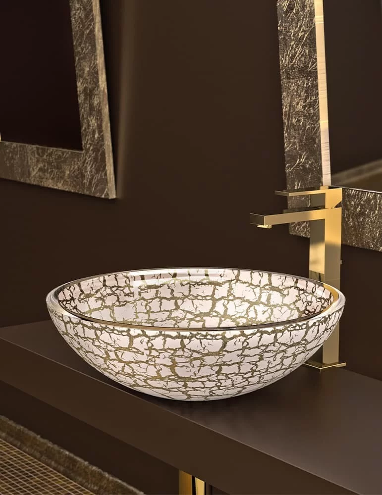 Vasque à poser Kalahari, de Glass Design Vasque à poser Kalahari, de Glass Design