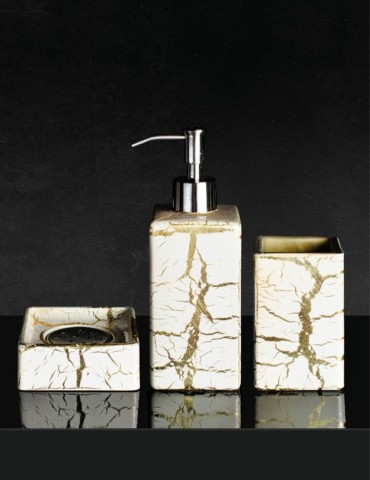 Distributeur savon salle de bain haut de gamme Kalahari, Glass Design