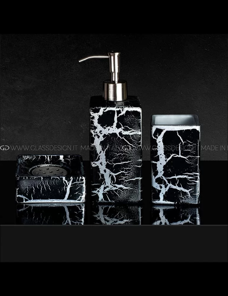 Distributeur savon salle de bain haut de gamme Kalahari, Glass Design