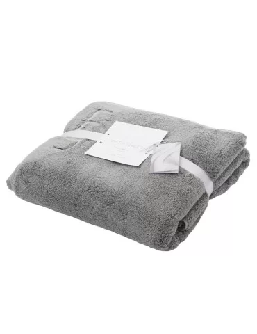 Drap de bain 100x150 cm gris foncé de Luin Living 2