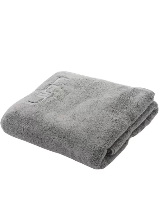Drap de bain 100x150 cm gris foncé de Luin Living