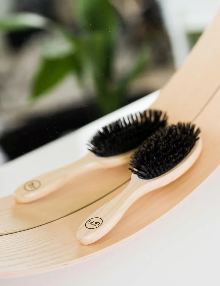 Brosse à cheveux brillance naturelle. Collection Beauty de Luin Living