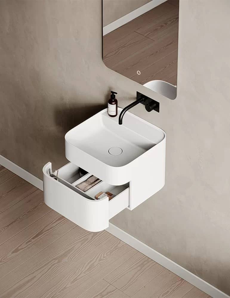 Meuble lavabo Yuno CA. Copenhagen Bath.