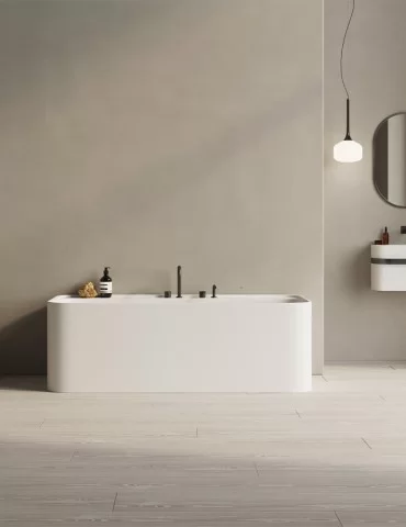 Baignoire en solid surface Yuno, de Copenhagen Bath 2