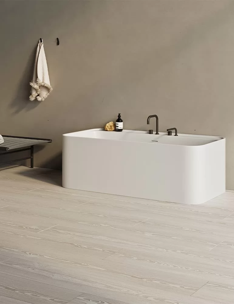 Baignoire en solid surface Yuno, de Copenhagen Bath Baignoire en solid surface Yuno, de Copenhagen Bath