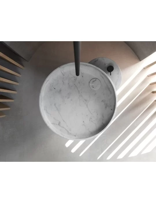 Lavabo design sur colonne O_O, de Rexa Design