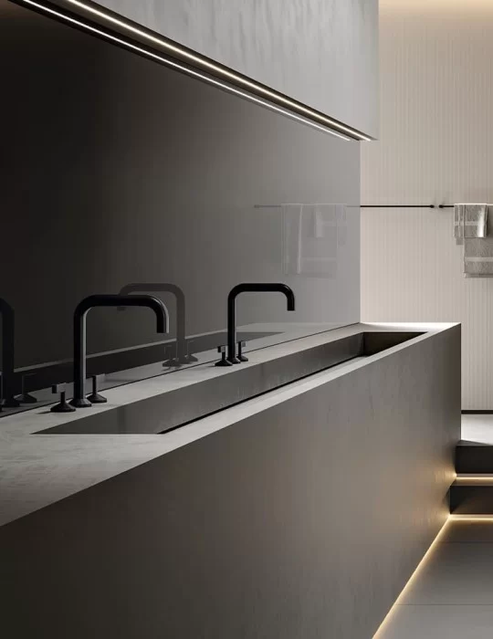 Robinetterie lavabo 3 trous Koè