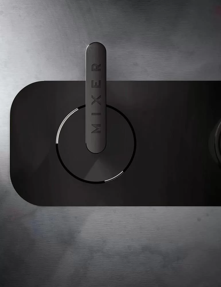 Mitigeur mural pour lavabo Koè, de Geda