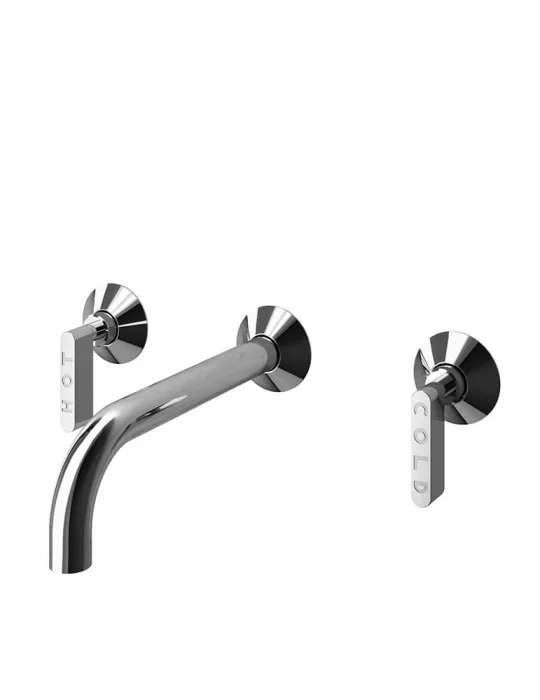 Robinetterie mural pour lavabo 3 trous Koè