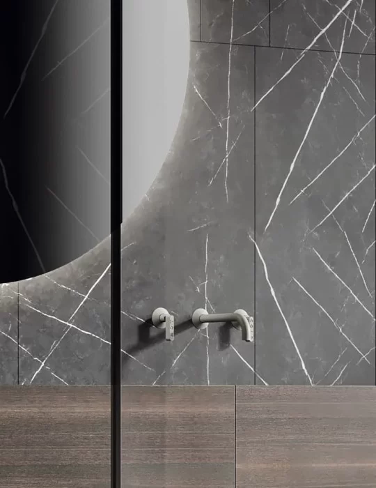 Robinetterie mural pour lavabo 3 trous Koè