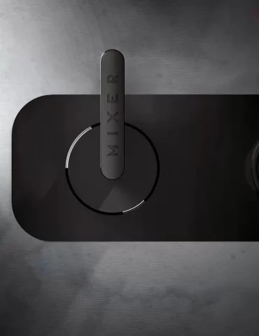 Robinetterie bain à encastrer horizontale Koè, de Geda 2