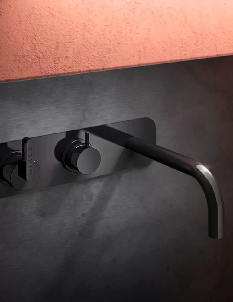 Robinetterie bain à encastrer horizontale Koè, de Geda Robinetterie bain à encastrer horizontale Koè, de Geda