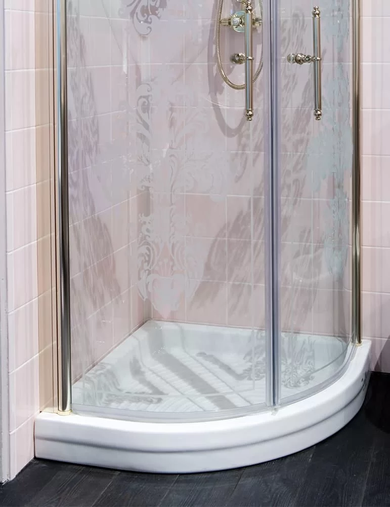 Receveur de douche quart de rond Aurora, de Gentry Home Receveur de douche quart de rond Aurora, de Gentry Home