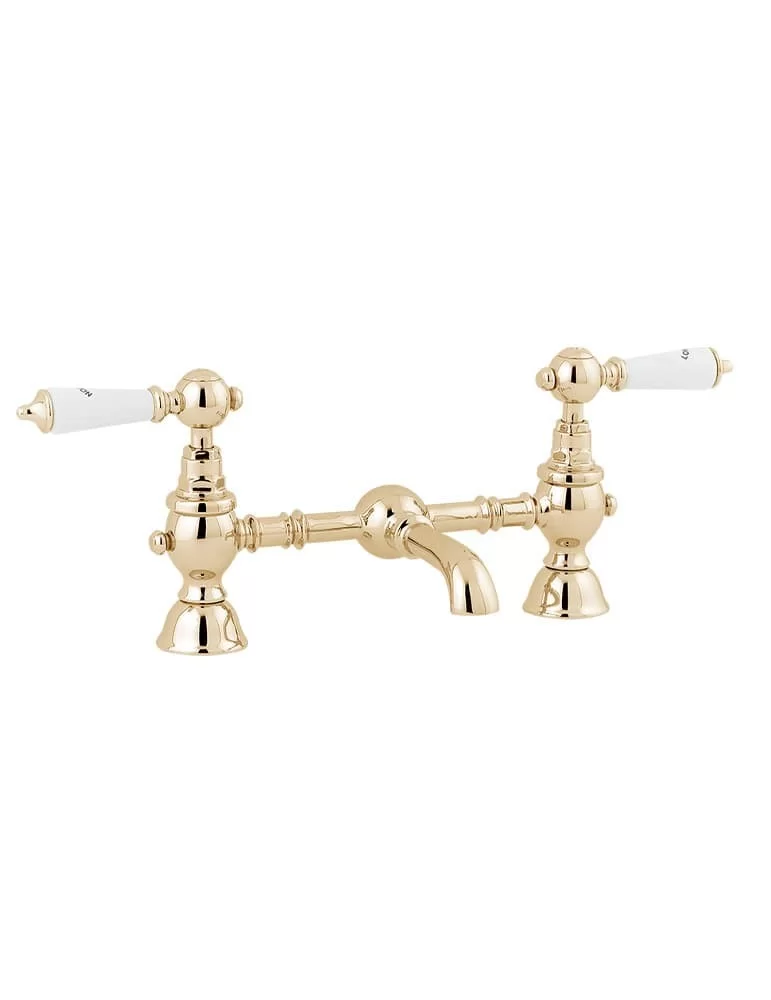 Mélangeur à pont 2 trous pour lavabo Berkeley, de Gentry Home