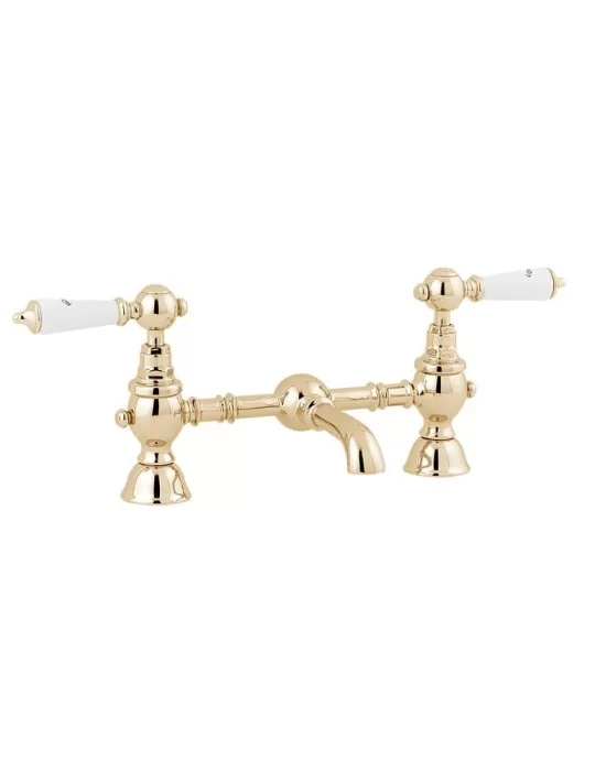 Mélangeur à pont 2 trous pour lavabo Berkeley, de Gentry Home