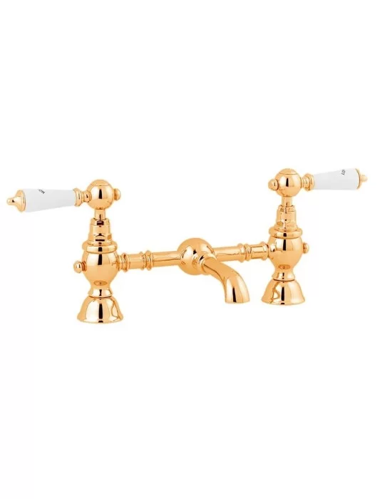 Mélangeur à pont 2 trous pour lavabo Berkeley, de Gentry Home