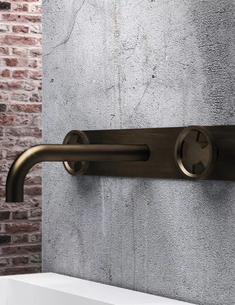 Mélangeur mural pour lavabo Tibò, de Geda